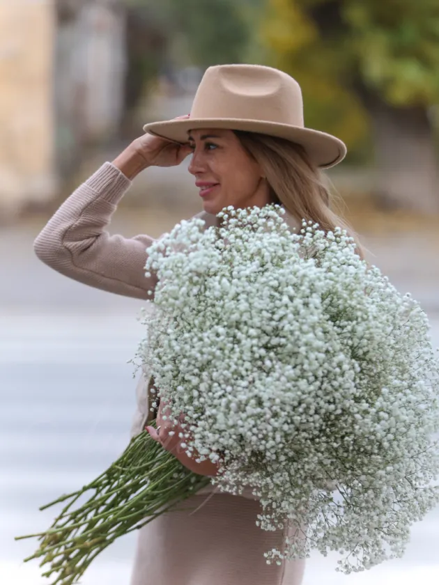 Букет из гипсофилы «Легкость»