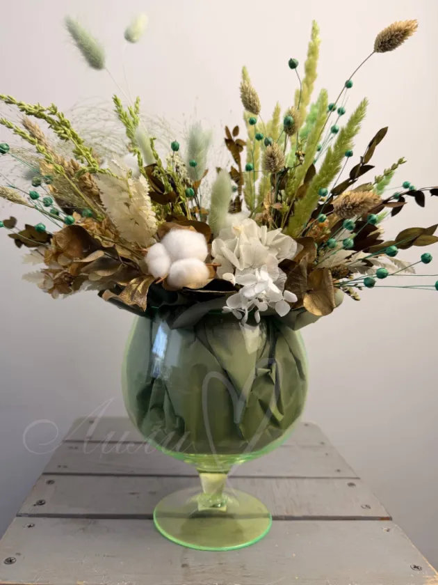 Композиция в бокале «Луг»