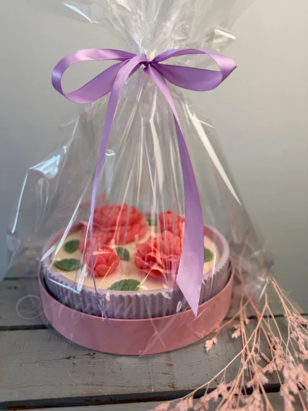 Аромасвеча Цветы в блюде