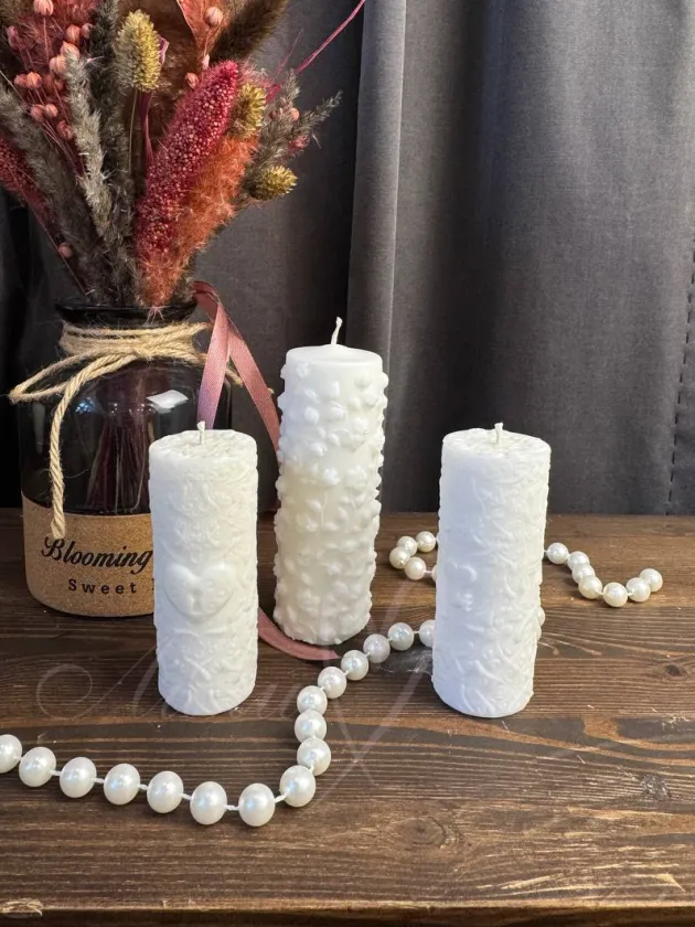 Свеча ароматизированная рельефная