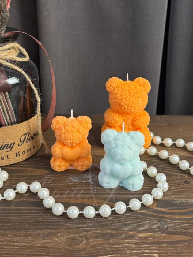 Свеча Мишка большой 