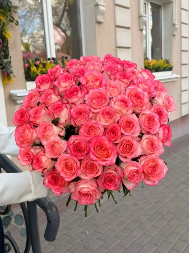 Букет из 51 роз «Водевиль