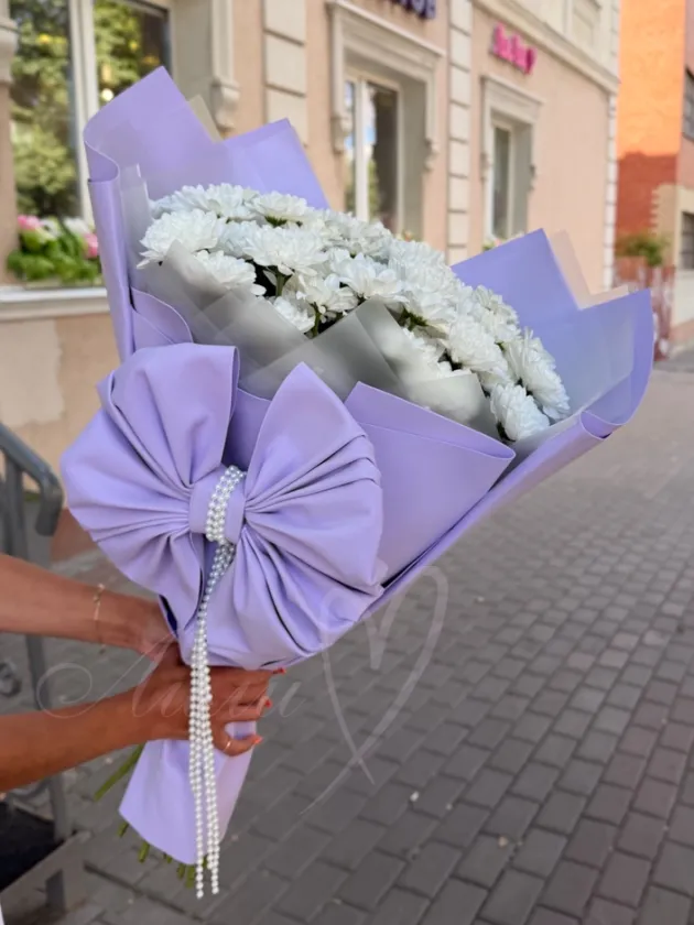 Букет из хризантемы «Флёр»