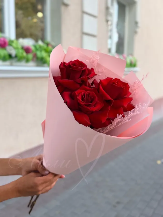 Букет из роз «Для учительницы»