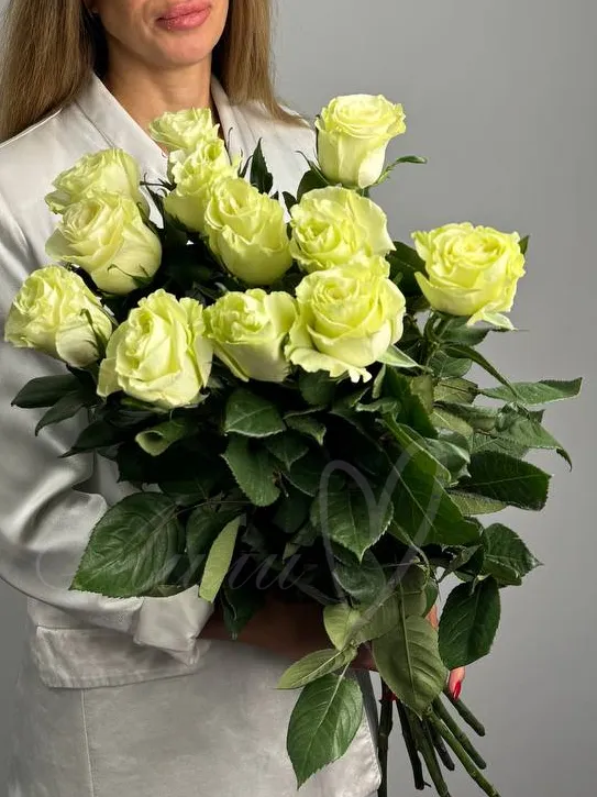 Букет из  роз «Белая роза»