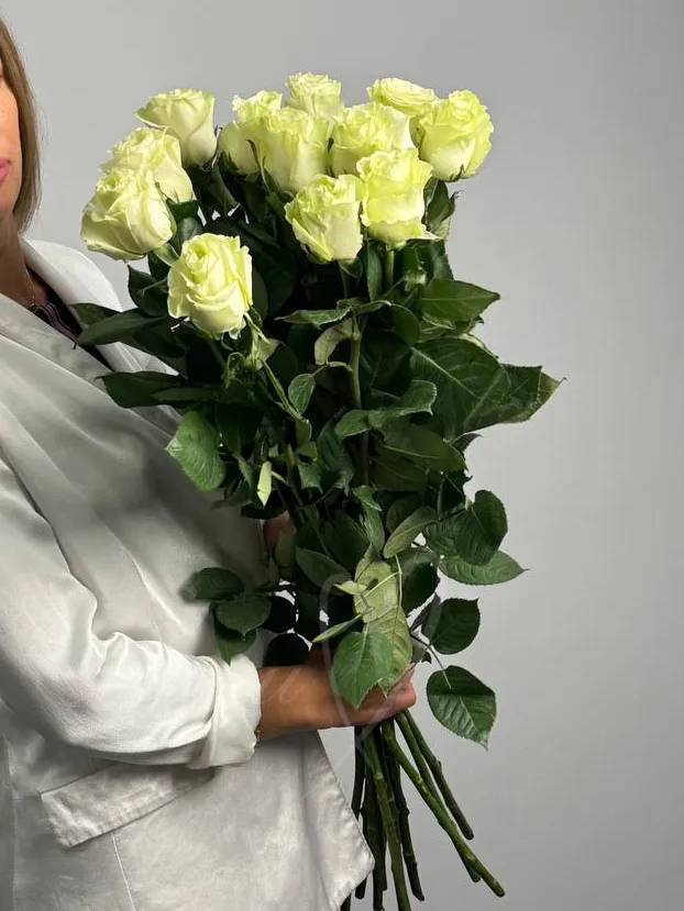 Букет из  роз «Белая роза»