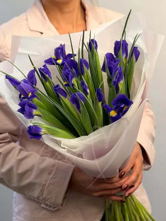Букет из ирисов «Ириска»