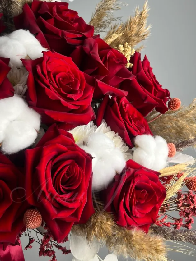 Букет «Красный бархат»