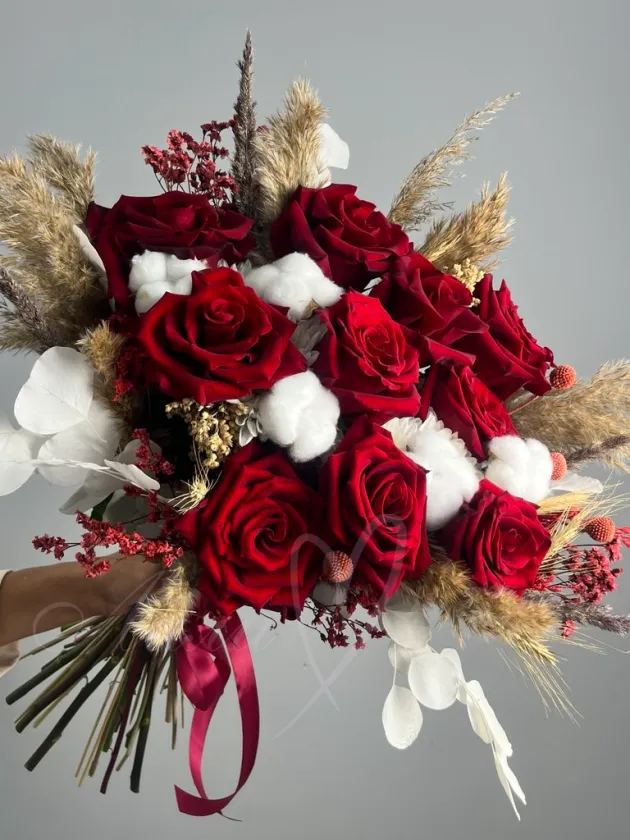 Букет «Красный бархат»