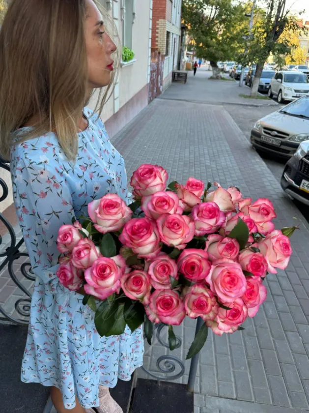 Букет из роз «Момент любви»