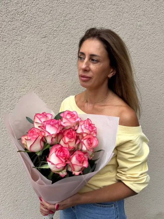 Букет из роз «Момент любви»