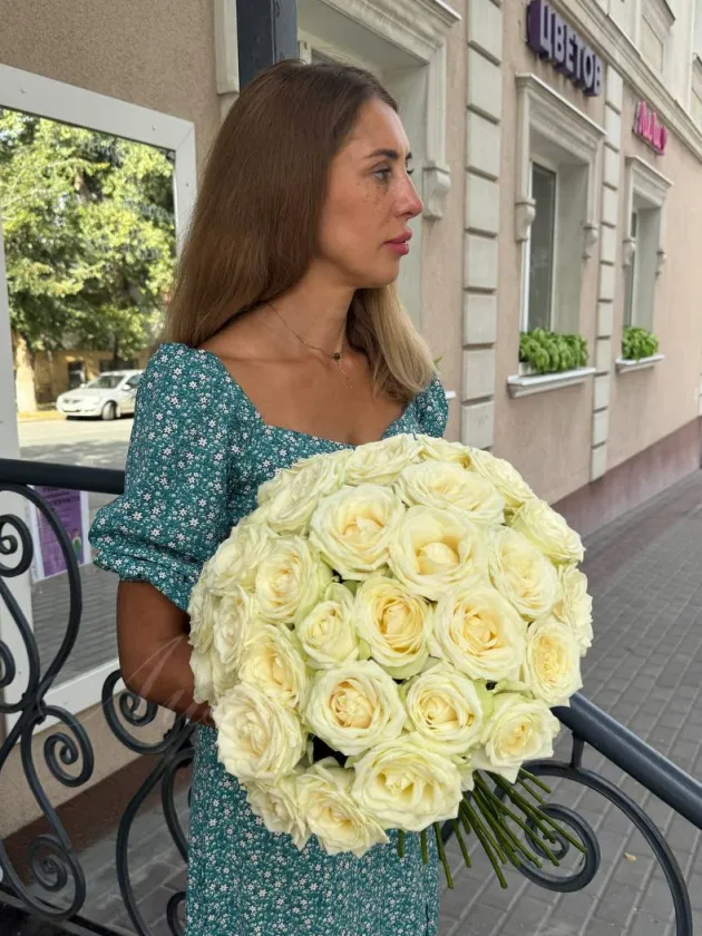 Монобукет из роз «Флоренция»