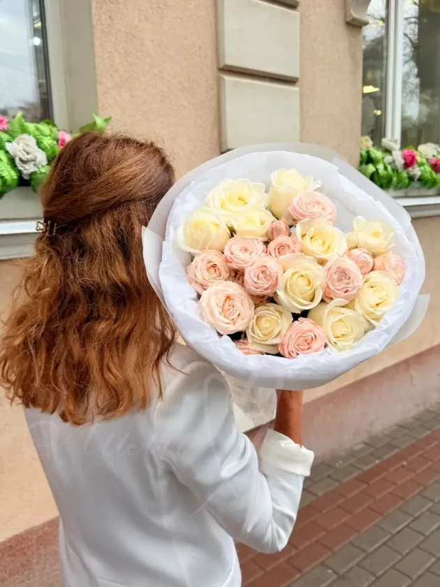Букет из роз «Улыбка ангела»