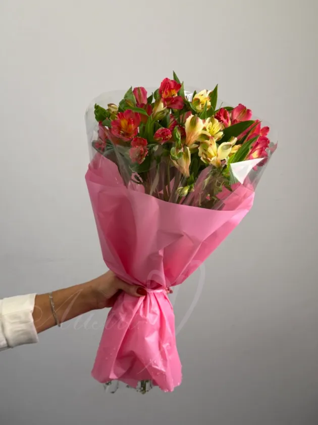 Букет из альстромерии «Орлеана»