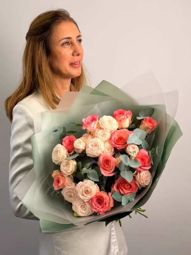 Букет из роз «Милашка»