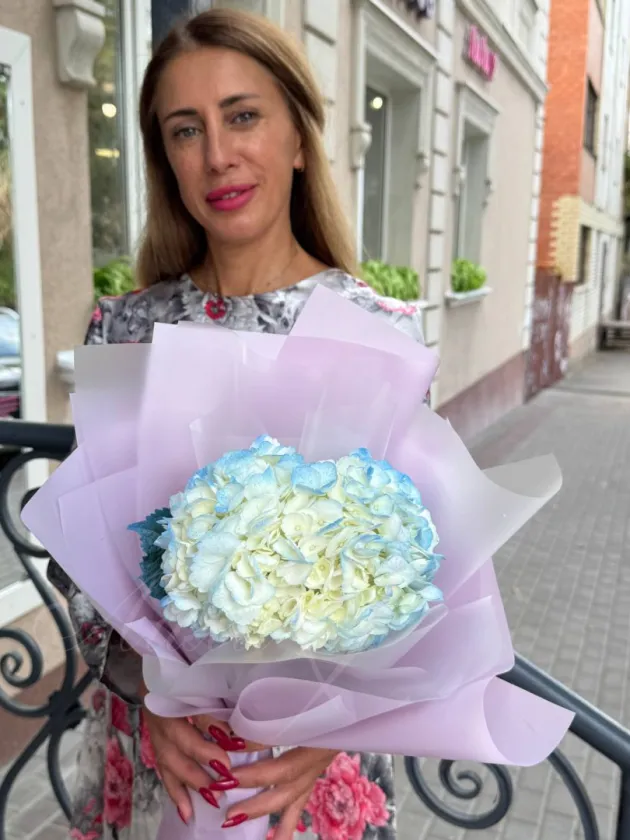 Букет с гортензией «Виталина»