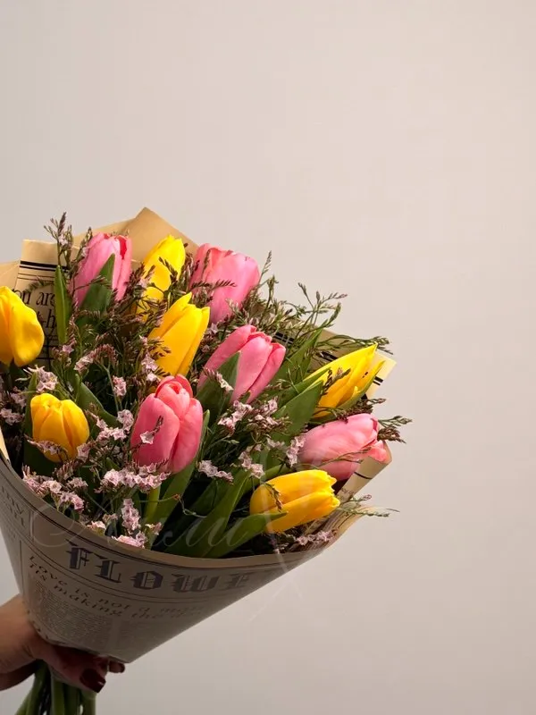 Букет из тюльпанов «Рассвет»