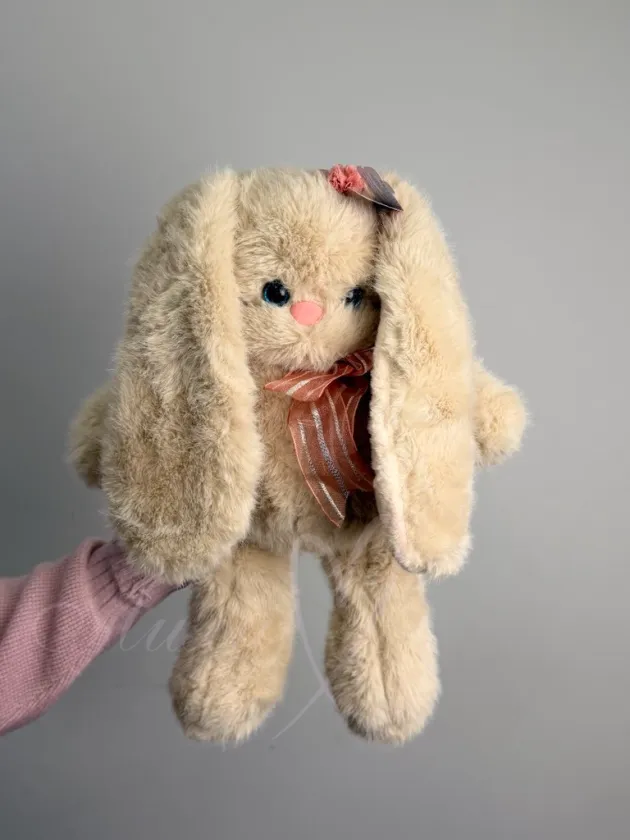 Мягкая игрушка «Бежевый зайчонок»