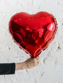 Шар фольгированный красное сердце от интернет-магазина «» в 