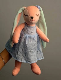 Мягкая игрушка &laquo;Зайчик в голубом платье&raquo; от интернет-магазина «» в 