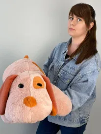 Мягкая игрушка «Пес с пледом» от интернет-магазина «» в 