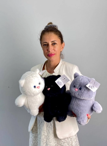 Мягкая игрушка Кот-бегемот от интернет-магазина цветов в 