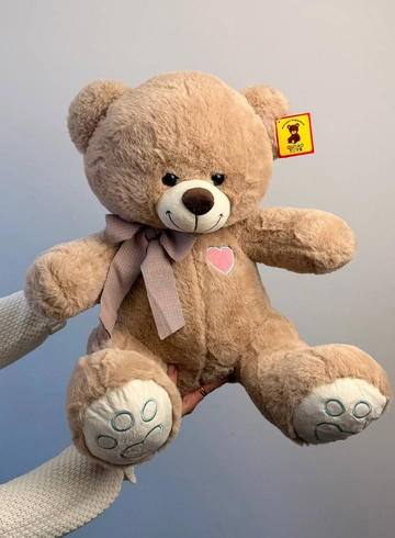 Мягкая игрушка &laquo;Кремовый мишка&raquo; от интернет-магазина цветов в 