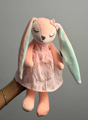 Мягкая игрушка &laquo;Зайчик в розовом платье&raquo; от интернет-магазина цветов в 