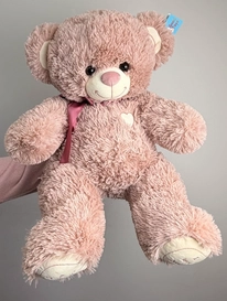 Мягкая игрушка &laquo;Медведь с лентой розовый&raquo; от интернет-магазина «» в 