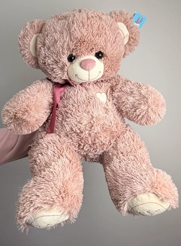 Мягкая игрушка &laquo;Медведь с лентой розовый&raquo; от интернет-магазина цветов в 