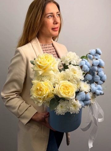 Композиция &laquo;Парижский Прованс&raquo; от интернет-магазина цветов в 