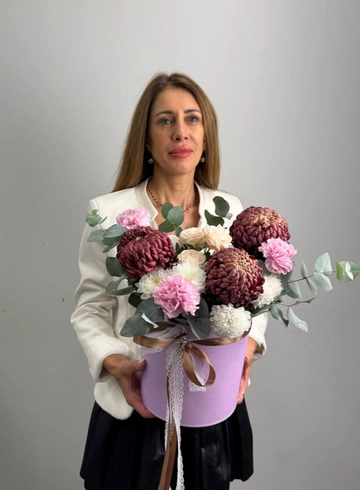 Композиция &laquo;Валентина&raquo; от интернет-магазина цветов в 