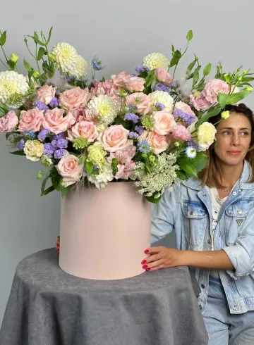 Композиция «Нежная роскошь» от интернет-магазина цветов в 