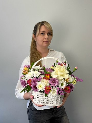 Сборная композиция &laquo;Милена&raquo; от интернет-магазина цветов в 