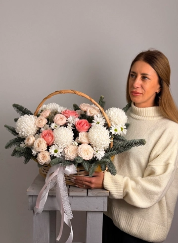 Композиция &laquo;Нежное счастье&raquo; от интернет-магазина цветов в 