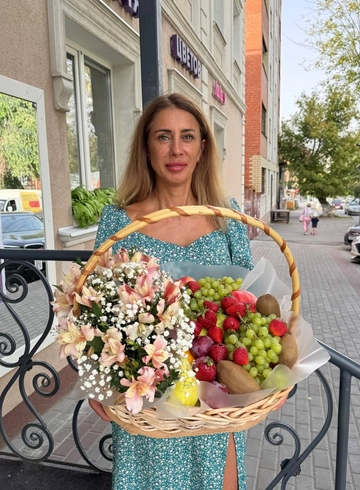 Корзина «Витаминка» от интернет-магазина цветов в 