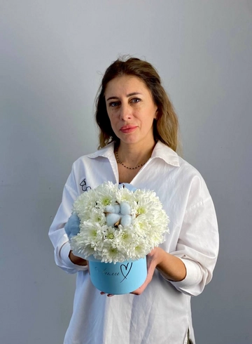 Композиция «Робкая нежность» от интернет-магазина цветов в 