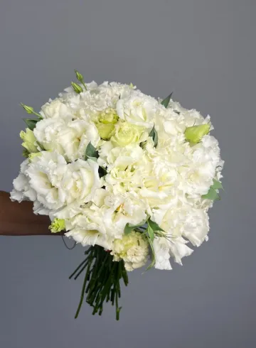 Букет  из эустомы &laquo;Свадебные цветы&raquo; от интернет-магазина цветов в 