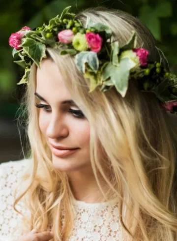 Венок для фотоссесии от интернет-магазина цветов в 