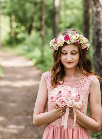 Венок дизайн от интернет-магазина цветов в 