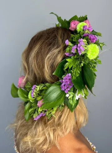 Венок "Рассвет" от интернет-магазина цветов в 