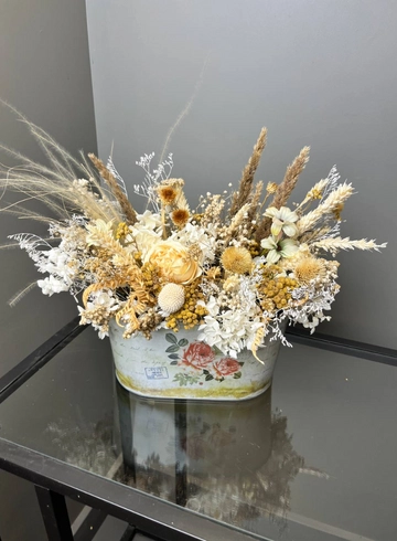 Композиция из сухоцветов &laquo;Безмятежная&raquo; от интернет-магазина цветов в 