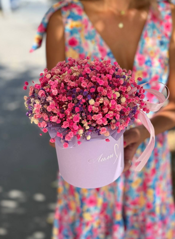 Композиция из гипсофилы «Пинк» от интернет-магазина цветов в 