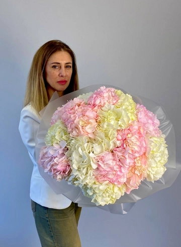 Букет  из гортензий «Гортензия» от интернет-магазина цветов в 