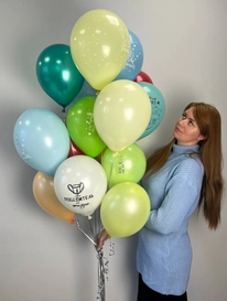 Фонтан шаров «С днем рождения» от интернет-магазина «» в 