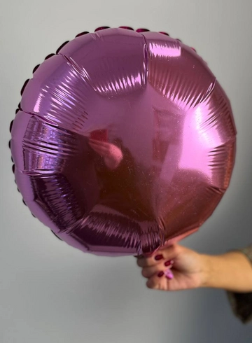 Шар фольгированный розовый от интернет-магазина цветов в 