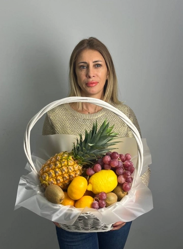 Корзина &laquo;Фруктовый рай&raquo; от интернет-магазина цветов в 