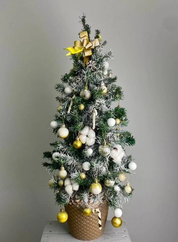 Ёлочка декоративная &laquo;Зимние огоньки&raquo; от интернет-магазина цветов в 