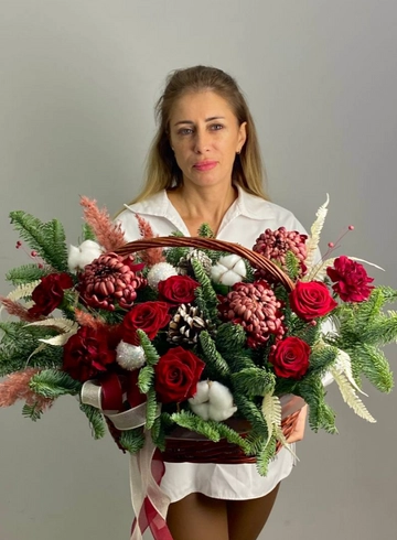 Композиция «Бархат» от интернет-магазина цветов в 