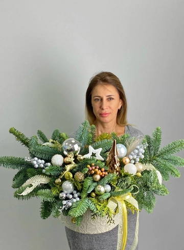 Композиция «Фьюжн» от интернет-магазина цветов в 